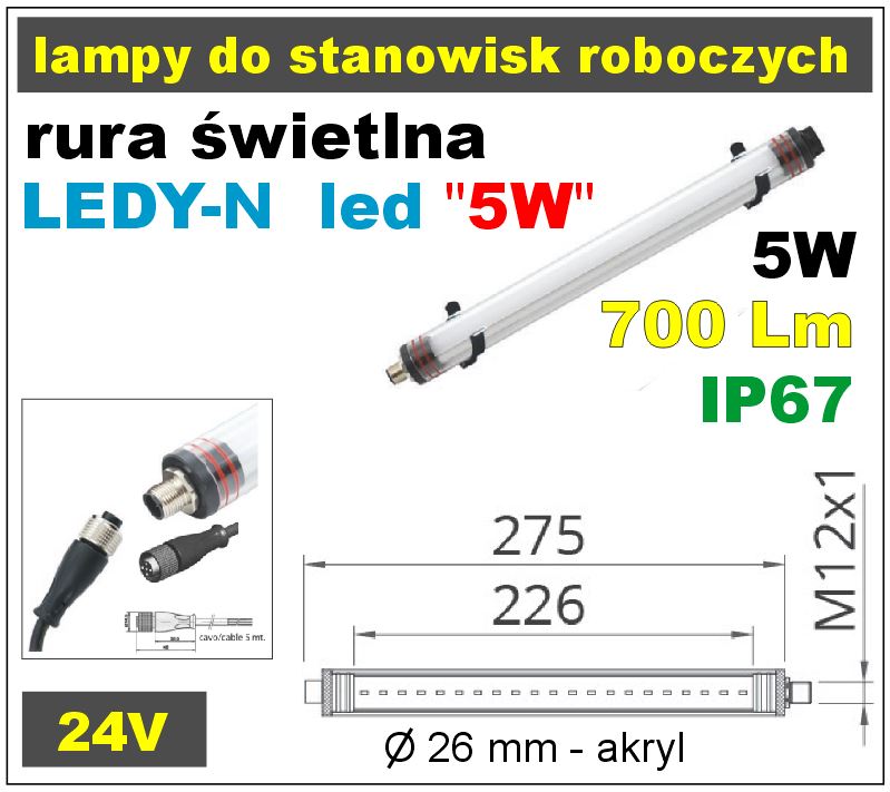 Lampy do obrabiarek cnc