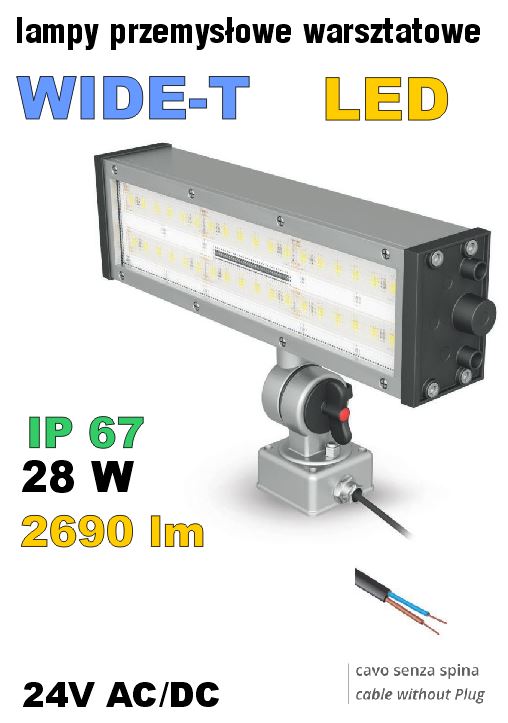 lampy warsztatowe stanowiskowe - oprawy przemysłowe wodoodporne i wodoszczelne