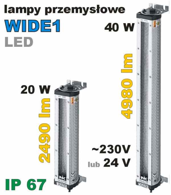 oświetlenie stanowisk roboczych maszyn - lampy przemysłowe oprawy wodoodporne